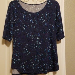 Short sleeve apt 9 blue shirt